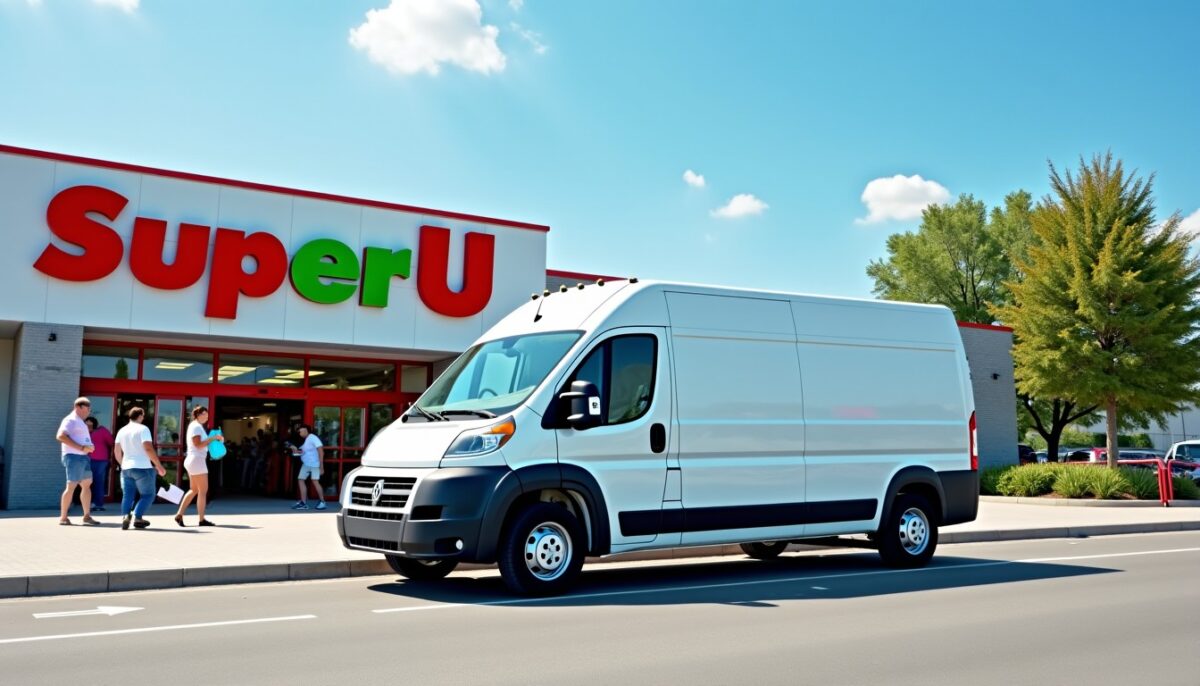 Location utilitaire chez Super U : fonctionnement et tarifs détaillés